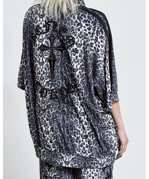 REFLEM（レフレム） ジャージ 「REFLEM/レフレム」クロス刺繍ベロア