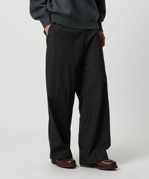 H BEAUTY&YOUTH UNITED ARROWS パンツ 「H」OLMETEX ナイロン ワイド