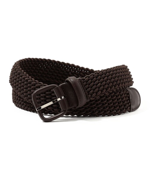 MAISON BOINET（メゾンボワネ） ベルト 革巻き メッシュベルト メンズ