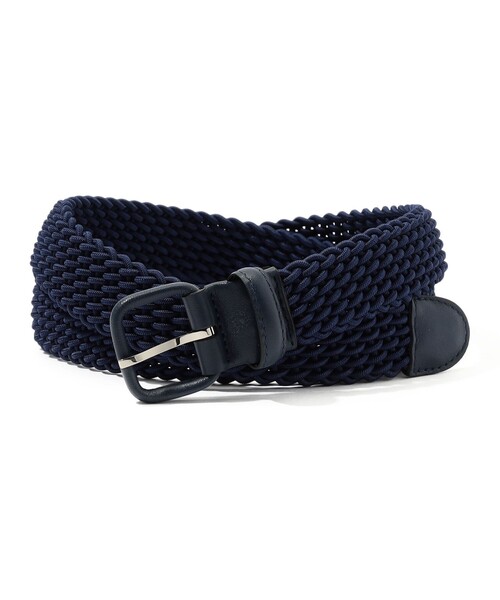 MAISON BOINET（メゾンボワネ） ベルト 革巻き メッシュベルト メンズ