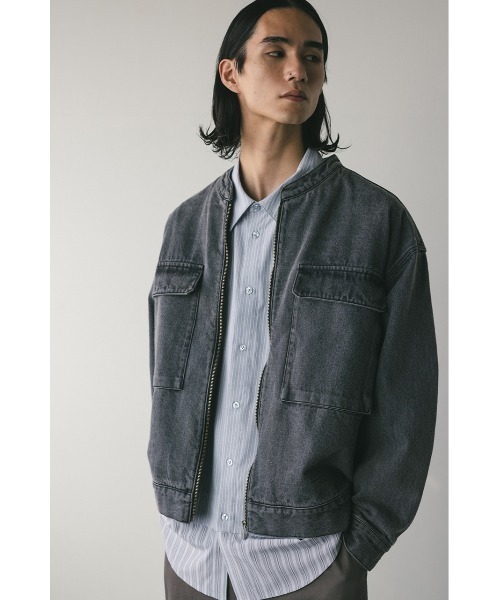 STYLEMIXER（スタイルミキサー） デニムジャケット gジャン ノーカラー