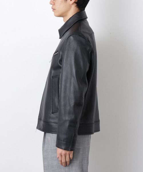 NANO universe（ナノ・ユニバース） 革ジャン ライダース ラムナッパ