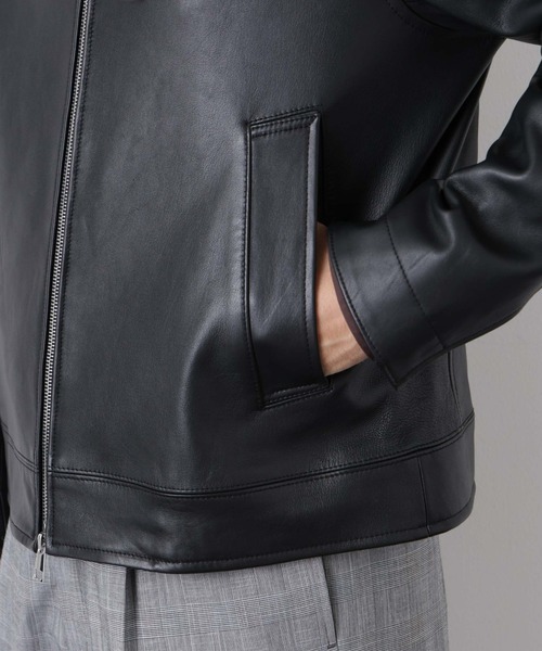 NANO universe（ナノ・ユニバース） 革ジャン ライダース ラムナッパ