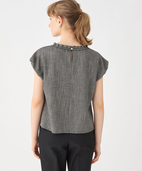 Ballsey（ボールジィ） ブラウス シャツ ポリエステルレーヨンカラミ