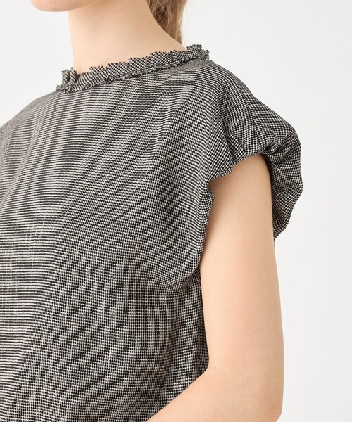 Ballsey（ボールジィ） ブラウス シャツ ポリエステルレーヨンカラミ