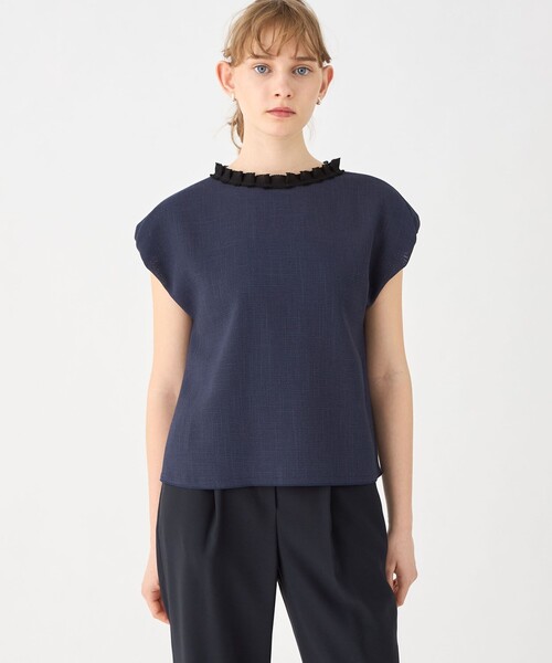 Ballsey（ボールジィ） ブラウス シャツ ポリエステルレーヨンカラミ