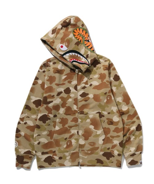 A BATHING APE（アベイシングエイプ） パーカー GRADATION CAMO SHARK