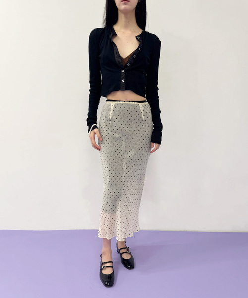 EDIT. FOR LULU（エディットフォールル） スカート キュプラシフォン