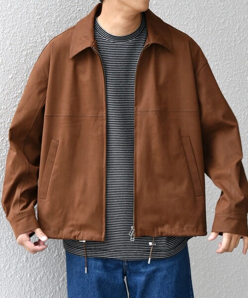 SHIPS any ブルゾン アウター any: フェイクスエード(ポリエステル