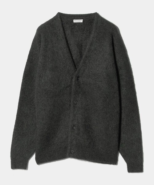 beauty&youth シャギー モヘア カーディガン グレー Lサイズ