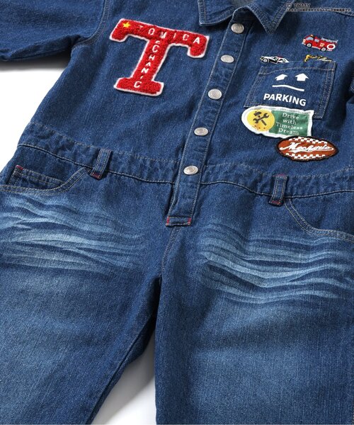 BREEZE（ブリーズ） サロペット オーバーオール TOMICA×BREEZE デニム