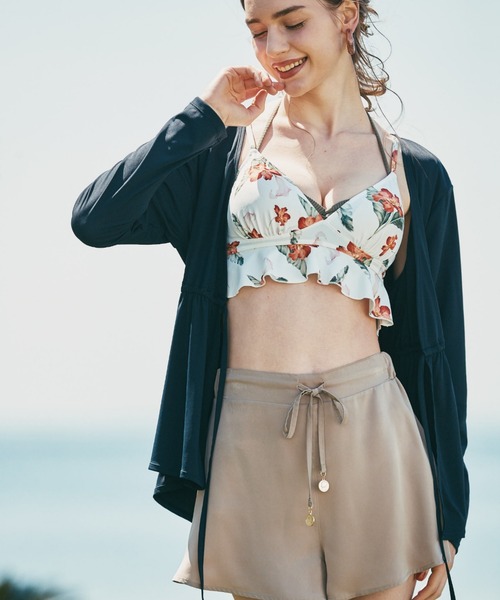 San-ai Resort 三愛水着楽園 マットサテンショートパンツM・L「San-ai