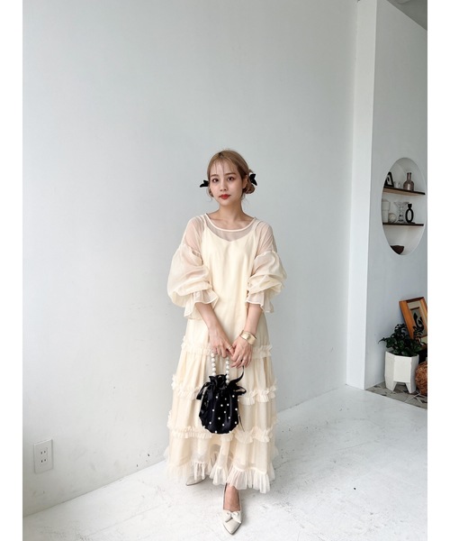 jumelle（ジュメロ） ワンピース 「結婚式/オケージョン」tulle