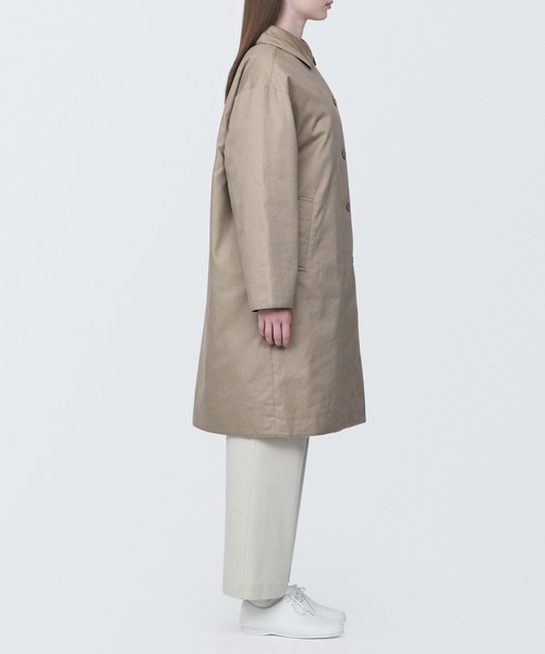 無印良品（MUJI） ステンカラーコート 婦人 木の実から作ったカポック