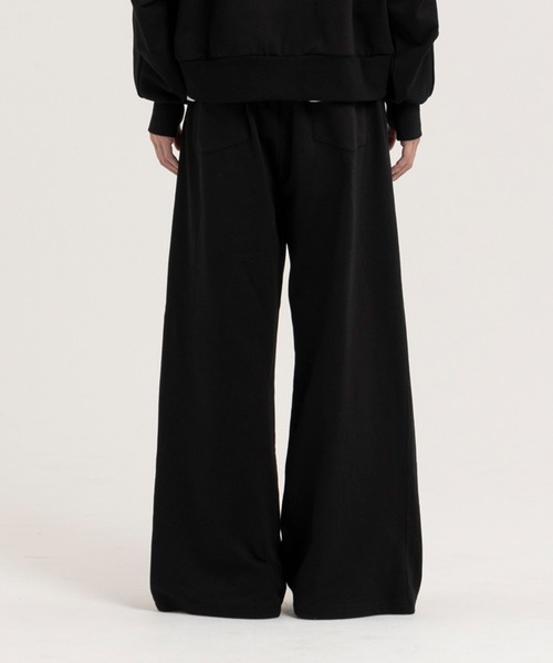 Nanmo. スウェットパンツ ジャージ PIN TUCK SWEAT WIDE PANTS