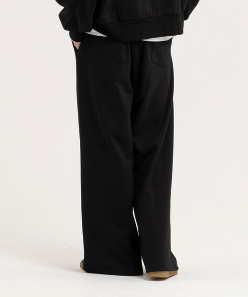 Nanmo. スウェットパンツ ジャージ PIN TUCK SWEAT WIDE PANTS