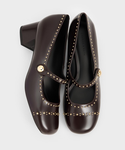 CHARLES ＆ KEITH（チャールズ&キース） パンプス スタッズ メリー