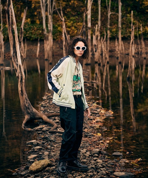 glamb（グラム） スカジャン Aging Paisley Ska Jumper / エイジング