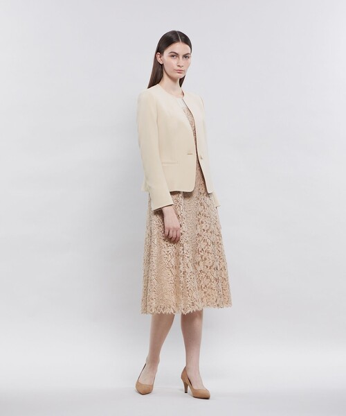 EPOCA（エポカ） ジャケット ノーカラージャケット コンパクトダブル