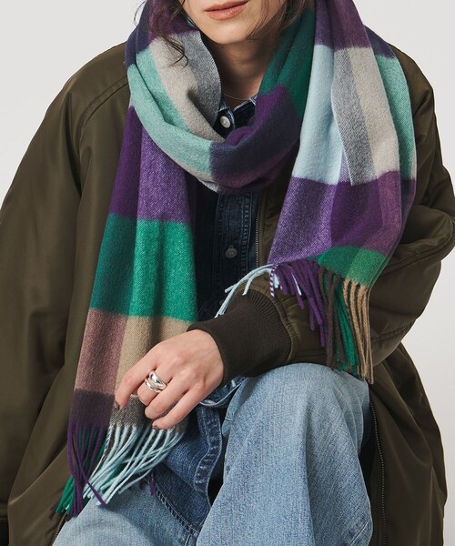 Elegancese ストール マフラー 「別注」「elegancese」カシミヤ