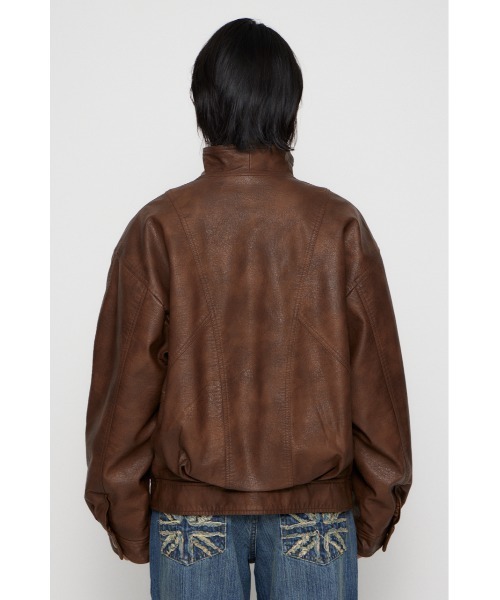 LAGUA GEM（ラグアジェム） ブルゾン アウター STAND NECK FAUX