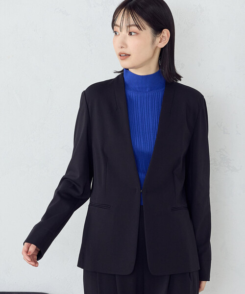 COMME CA ISM（コムサイズム） スーツ 「セットアップ対応」 メランジ