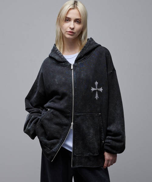 Loose（ルース） パーカー ヘビーウェイト ヴィンテージ クロス