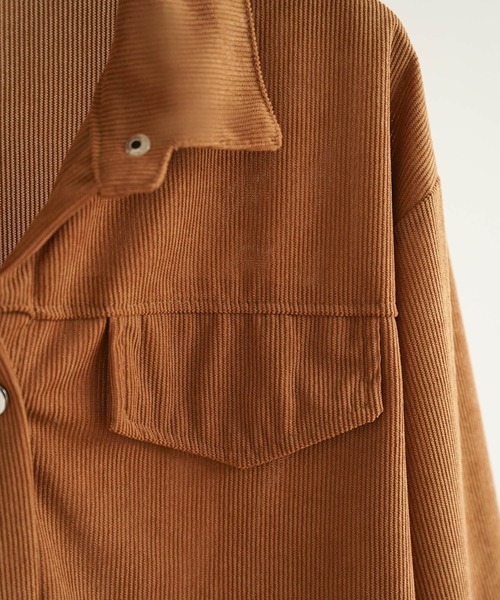 ブラウス シャツ 「着るたびに好きになる、やわらかコーデュロイ