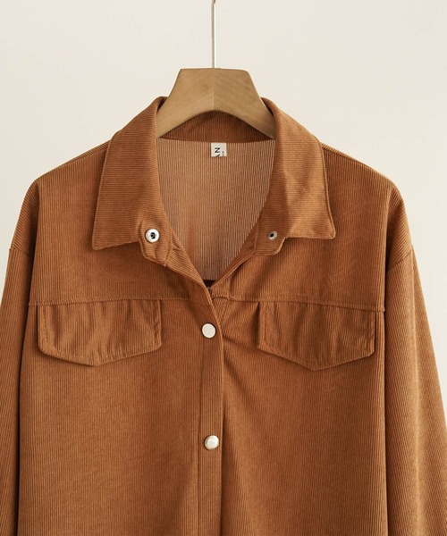 完売品】KUOSE 襟付き ブラウス コーデュロイ 完売品】KUOSE 襟付き