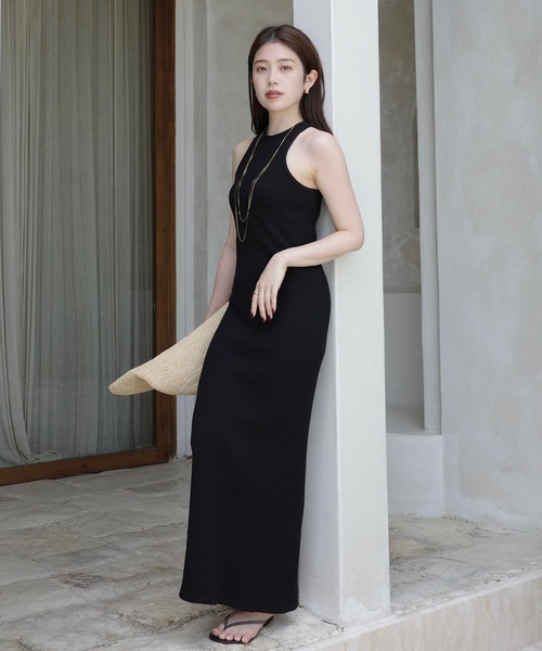 anuans（アニュアンス） ワンピース ワッフルナローワンピース