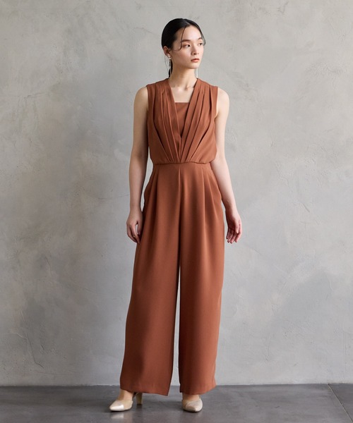 AIMER（エメ） パンツドレス ストレートパンツオールインワン