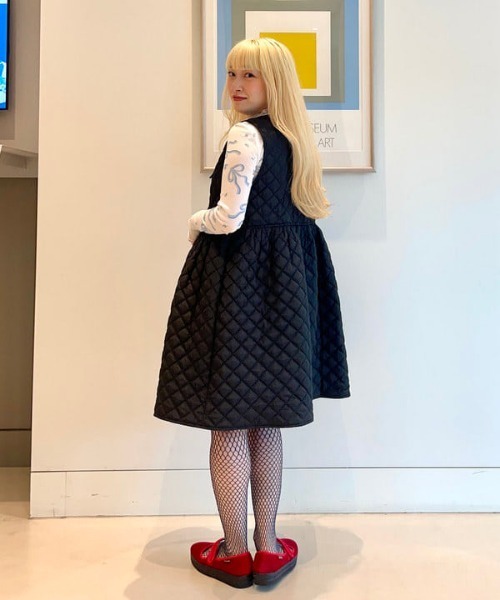 CAROLINA GLASER（カロリナ グレイサー） ワンピース リボン付き