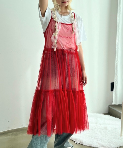 ワンピース チュールキャミワンピース : ZOZOTOWN Yahoo!店 - 通販