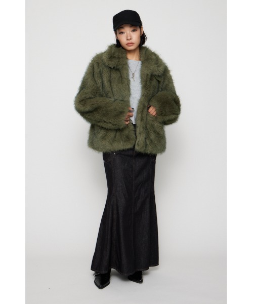 LAGUA GEM（ラグアジェム） コート アウター POCKET POINT FAUX FUR