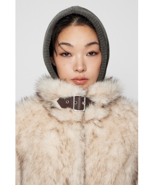 LAGUA GEM（ラグアジェム） コート アウター POCKET POINT FAUX FUR