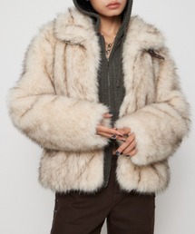 LAGUA GEM（ラグアジェム） コート アウター POCKET POINT FAUX FUR