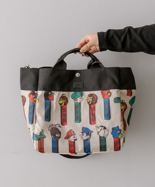 ear PAPILLONNER（イア パピヨネ） トートバッグ 「PEZ×ear」「A4