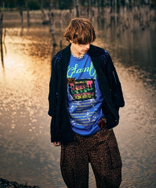 glamb（グラム） ma1 ma-1 Openwork Knit MA-1 / オープンワークニット