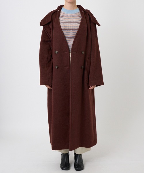 STUDIOUS（ステュディオス） アウター 「PINUE/ピヌエ」フード付きノー