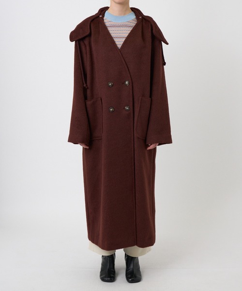 STUDIOUS（ステュディオス） アウター 「PINUE/ピヌエ」フード付きノー