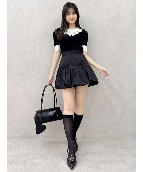 dazzlin（ダズリン） スカート バリエバルーンミニスカート : ZOZOTOWN