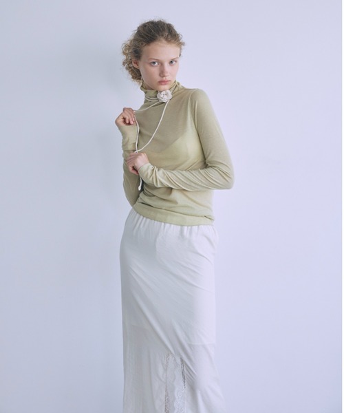 EN NEUME スカート Vintage Lace-trim Skirt : ZOZOTOWN Yahoo!店