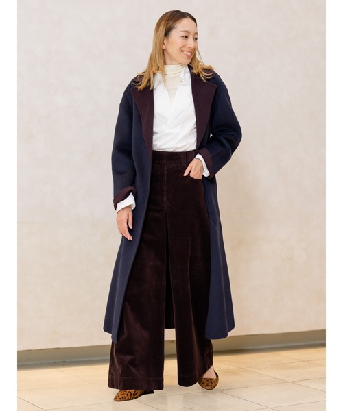 コート チェスターコート リバーシブル ダブルフェイス トップコート