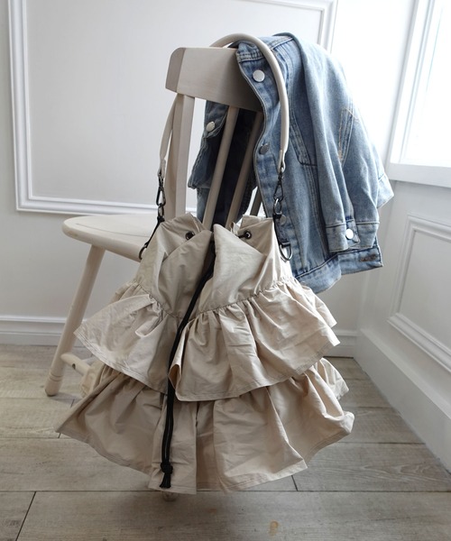 CORNERS（コーナーズ） ショルダーバッグ バッグ 2wayキャンバスフリル