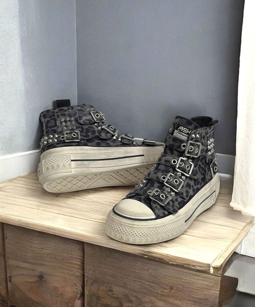 ASH（アッシュ） スニーカー 「RAINBOW STUDS」レオパード柄厚底