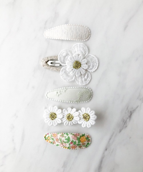 frangipani ヘアピン デイジーフラワーヘアピンセット(KIDS