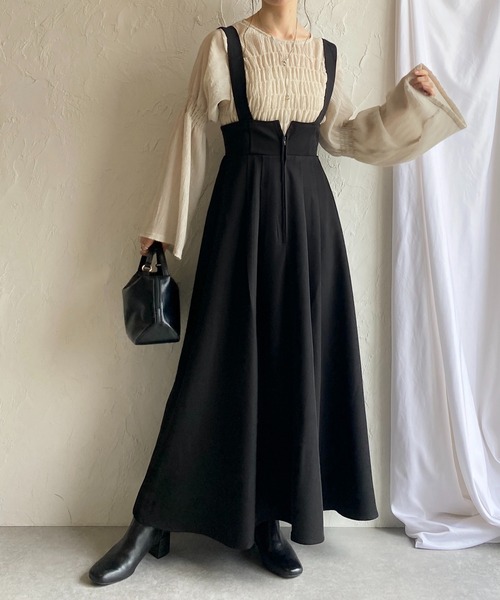 She's Closet ジャンパースカート 「低身長向けサイズあり」ハイ