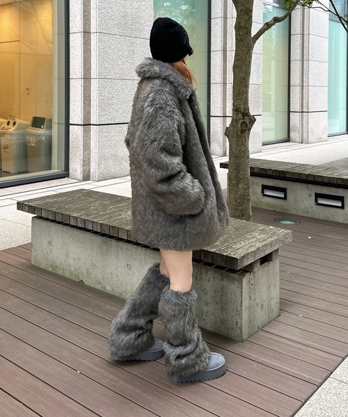 sedacle girl（セダクルガール） レッグウォーマー フェイクファー