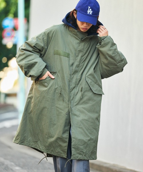 GIVENCHY オリーブグリーン モッズコート