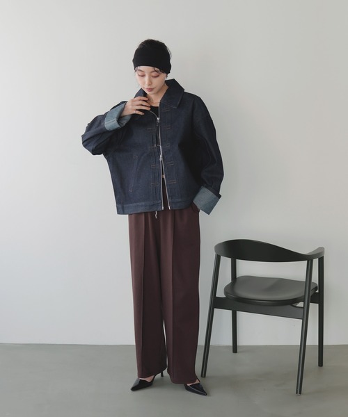 LIAN（リアン） デニムジャケット gジャン ステッチデザインビック